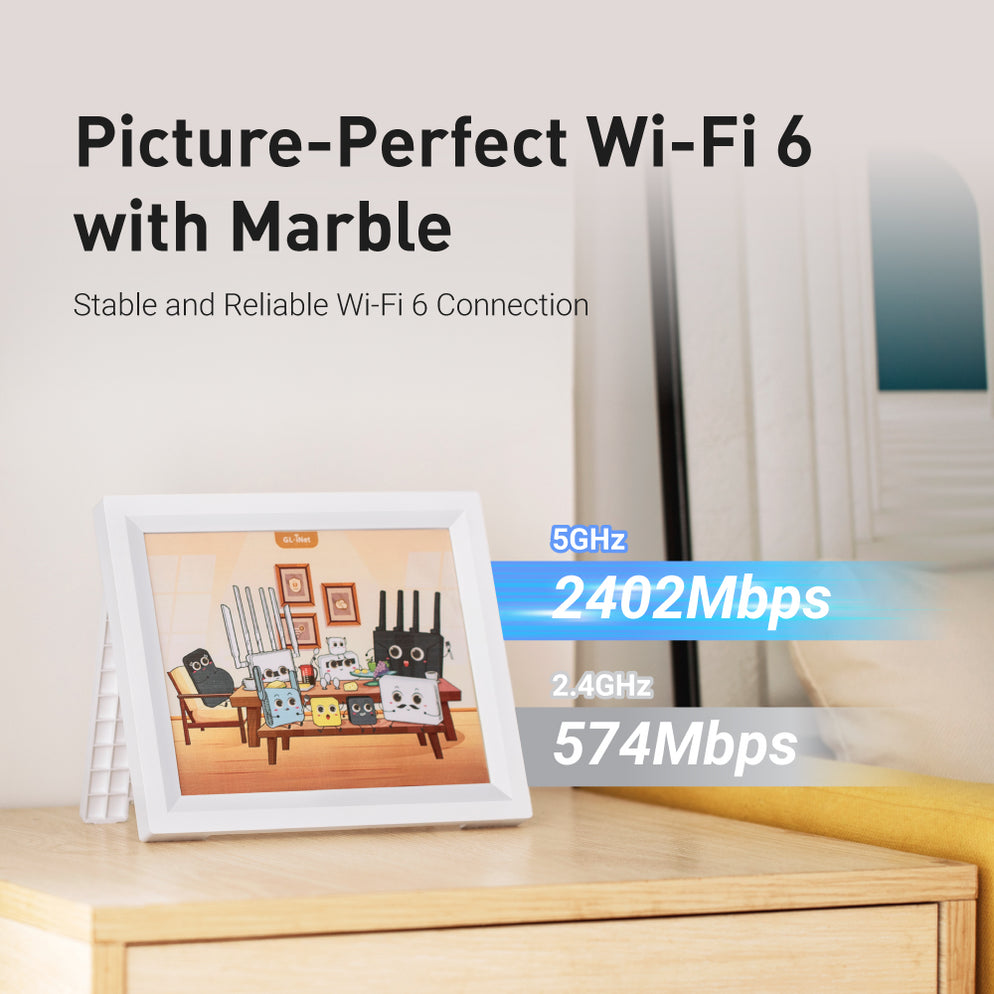 Marble (GL-B3000) Wi-Fi 6 Dual-Band Gigabit Router — GL.iNet US