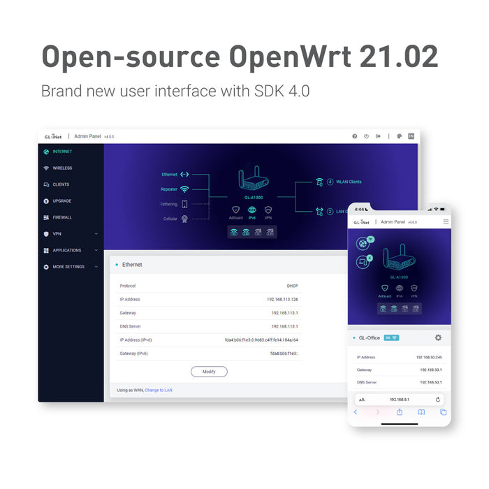 Ultra-Efficient VPN Encrypted Gigabit Travel Router — GL.iNet US