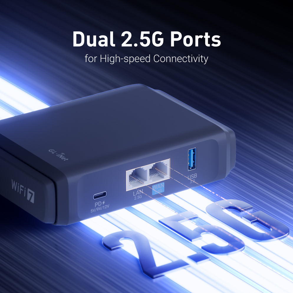 Slate 7 (GL-BE3600) Dual-band Wi-Fi 7 Travel Router — GL.iNet US