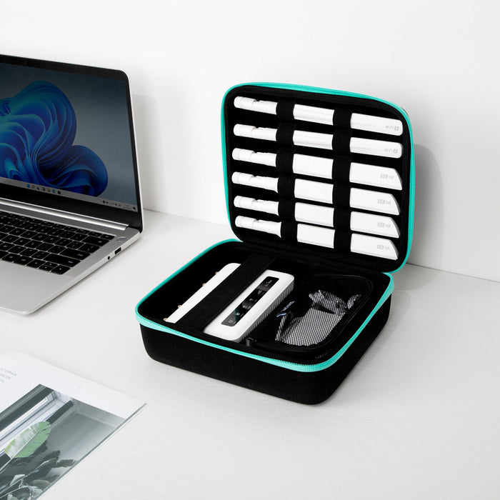 Travel Large Organizer Pouch Case | Hard Drive Bag | Compatible with Chargers, Cables, Travel Routers, and Cellular Routers