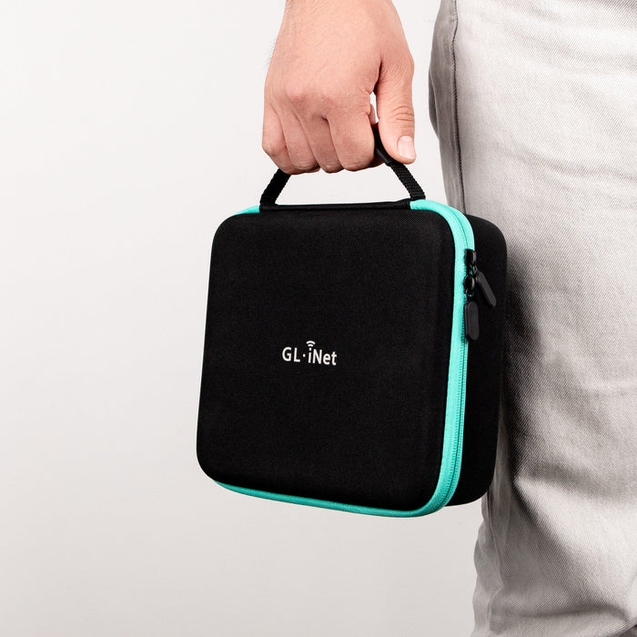 Travel Large Organizer Pouch Case | Hard Drive Bag | Compatible with Chargers, Cables, Travel Routers, and Cellular Routers