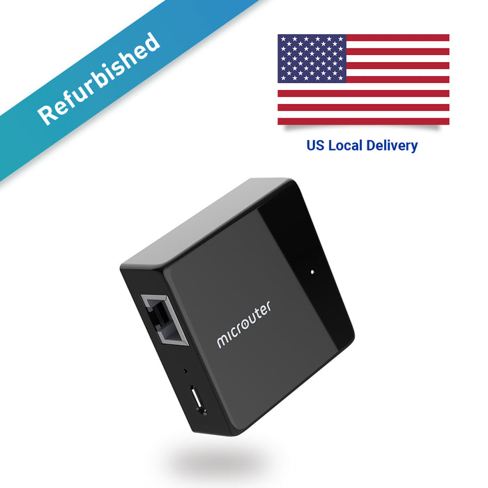 Refurbished | Microuter-N300 Wireless Travel Router | OpenWrt Wireless WiFi | Portable