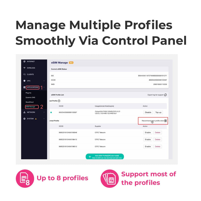 SIMPoYo eSIM Physical Card|Data Only