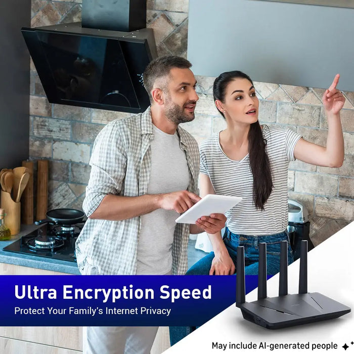 Flint (GL-AX1800) Wi-Fi 6 Home Secure Router with US plug - Home Router