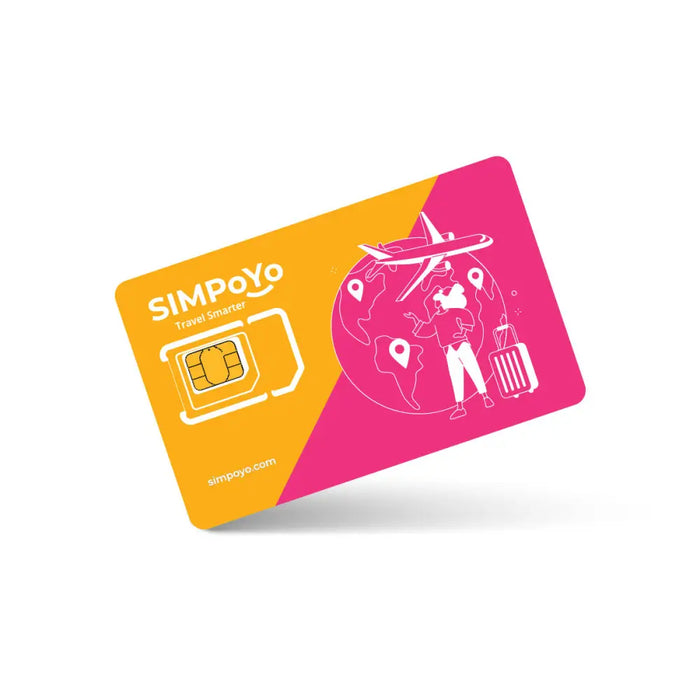 SIMPoYo 5G/4G High-Speed Data SIM Card |Rechargeable Data Card - 10GB USA 30-DAY Data - Accessories